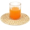 Vintiquewise Decorative Round 15'' Natural Woven Handmade Rattan Placemats, PK 4 QI004239-15 - alternate 1